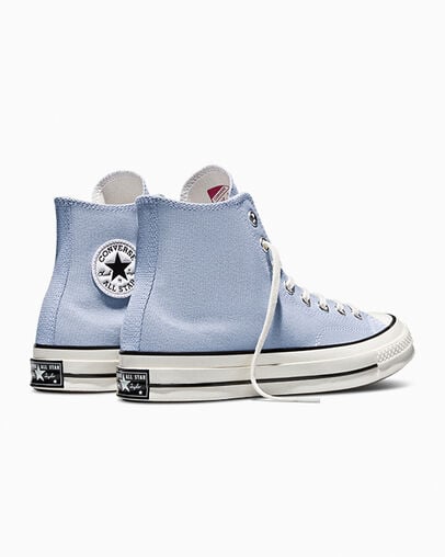 Chuck 70 Canvas No Shade/Egret/Black, Heel View