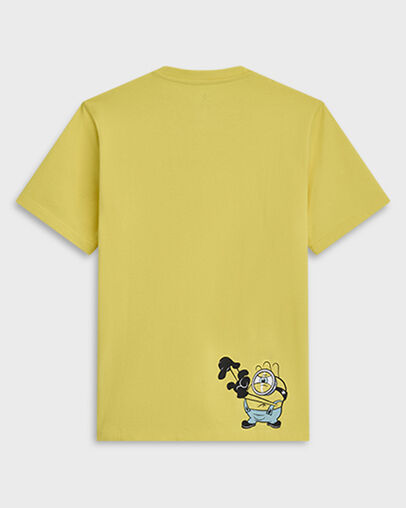 Converse x Minions Logo T-Shirt Yellow, Detail View