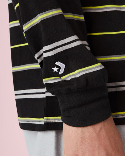 Tee-shirt &agrave; manches longues Skate Inspired Club Noir Converse, Detail View