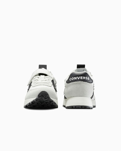 Converse Omega Trainer Easy-On Vintage White/Black, Heel View