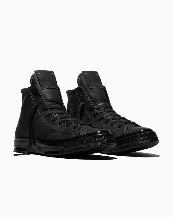 Chuck 70 Leather Black/Black/Black