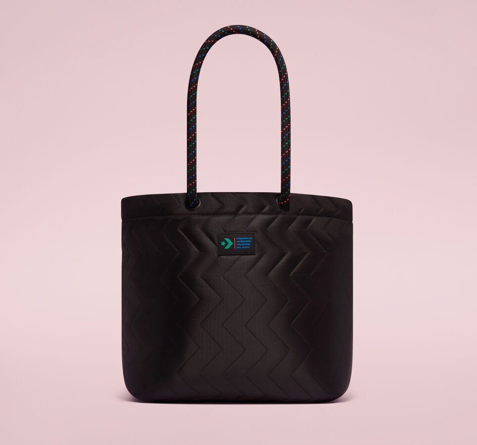 Sac fourre-tout matelass&eacute; Noir Converse