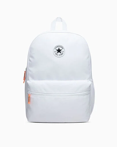 Chuck Patch Backpack White, Front View