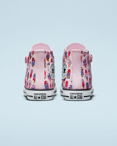 Chuck Taylor All Star Easy-On Frozen Treats Pink Foam/Prime Pink, Heel View