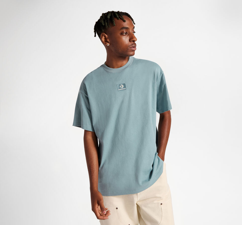 Star Chevron Skate T-Shirt Cocoon Blue