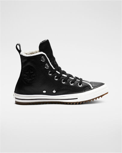 Chuck Taylor All Star Street Warmer High Top Black/Egret/Gum, Outer Side View