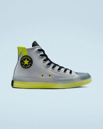 Chuck Taylor All Star CX Ash Stone/Black/Lime Twist, Outer Side View