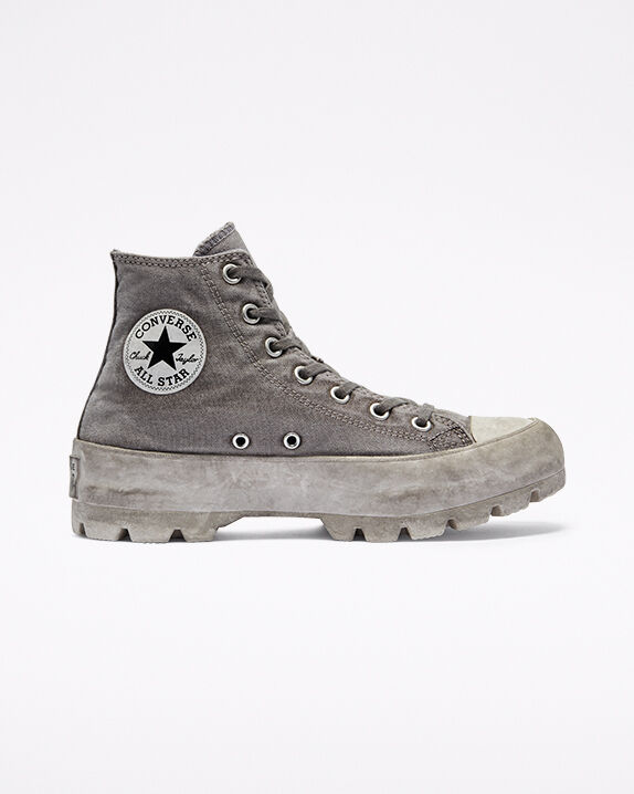 Converse Chuck Taylor All Star Lugged Ltd - White/ Grey - 3.5
