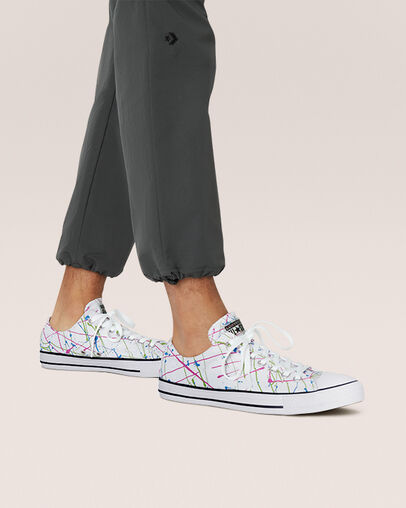 Archive Paint Splatter Chuck Taylor All Star Bianco/Multi/Bianco, On Foot Shot 1