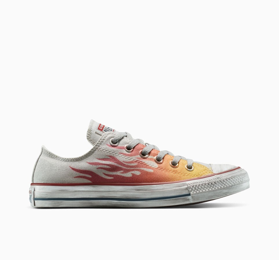 Chuck Taylor All Star Flames Flame Light Grey