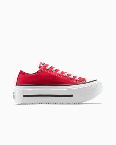 Chuck Taylor All Star Lift Double Stack Platform Canvas Red/Black/White, Outer Side View