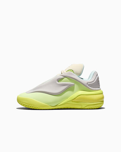 SHAI 001 Lace Up Lime, Inner Side View