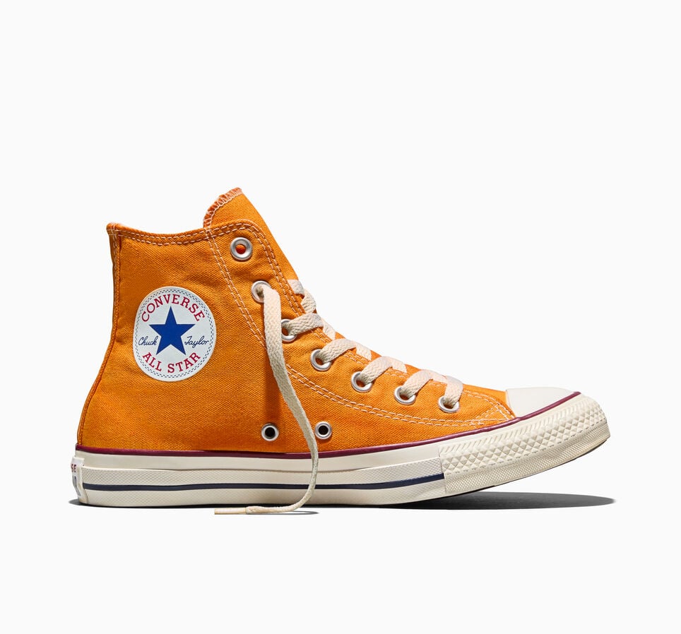 Chuck Taylor All Star Dip Dye Wide Width Orange Dust Dyed