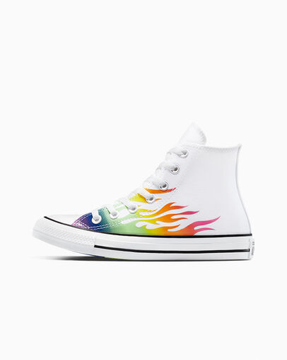 Chuck Taylor All Star Pride Blanco/Fucsia ca&oacute;tico, Inner Side View