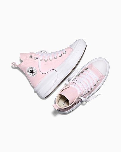 Chuck Taylor All Star Move Platform New Found Bloom/White/Black, Angled View