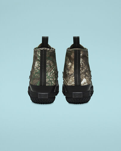 Bosey REALTREE EDGE&reg; d&eacute;perlante unisexe Black/Multi/Black, Heel View