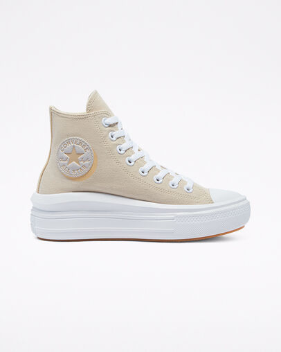 Mono Pastels Chuck Taylor All Star Move Farro/Blanco/S&eacute;samo, Outer Side View