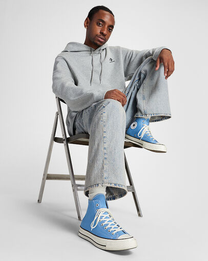 Chuck 70 Canvas Open Sky/Egret/Black, On Foot Shot 2