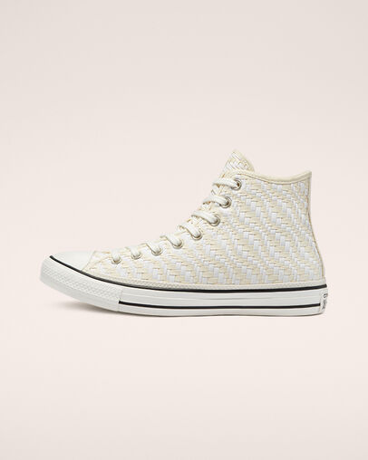 Chuck Taylor All Star Tonal Weaving White/Black/Black, Inner Side View
