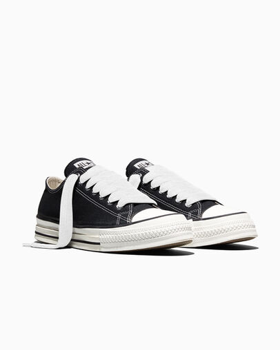 Chuck Taylor Throwback Black/Vintage White/Black, Top and Side View