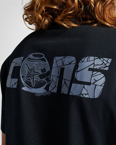 CONS Fishbowl T-Shirt Converse Black, Detail View