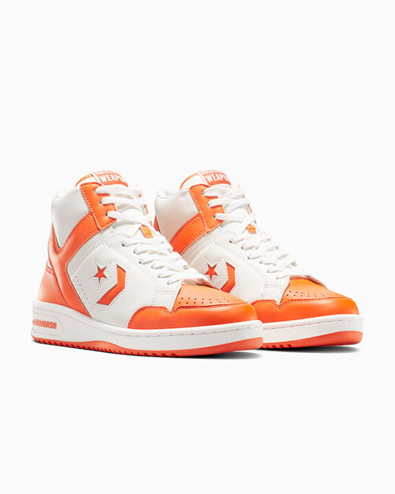 Converse Weapon Leather Orange/Vintage White/Orange