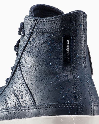 Chuck Taylor All Star Equip Waterproof Navy/Navy/Egret, Detail Angle View