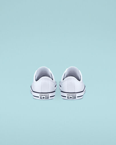 Chuck Taylor All Star Dainty Canvas White/Black/White, Detail Angle View