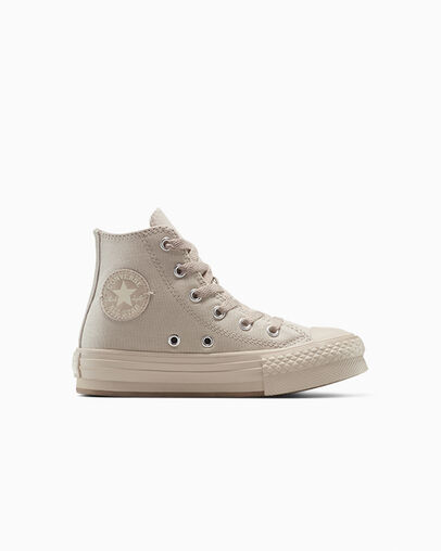 Chuck Taylor All Star EVA Lift Monochrome Platform Papyrus/Papyrus/Papyrus, Outer Side View