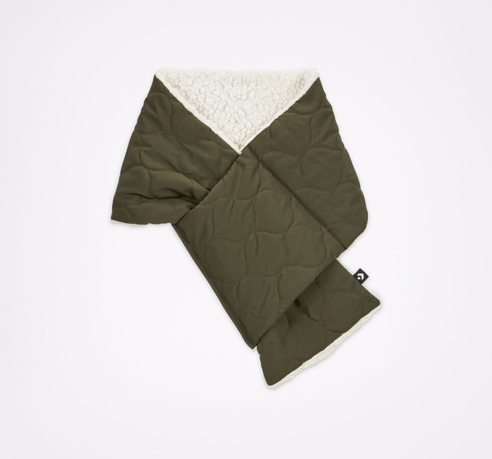 &Eacute;charpe matelass&eacute;e r&eacute;versible Kaki cargo