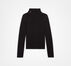 Long Sleeve Mock Neck Shirt Black