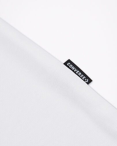 Embroidered Star Chevron Tee White, Detail View