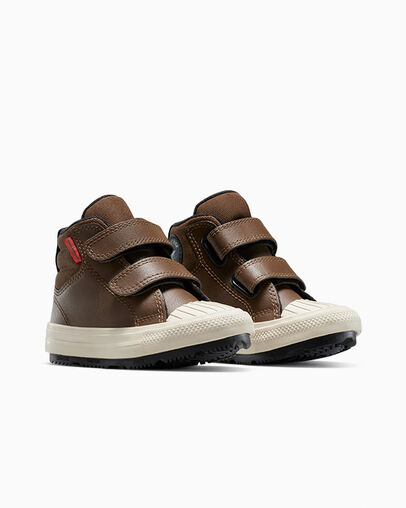 Chuck Taylor All Star Berkshire Boot Easy On Grounded/Black/Light Dune, Top and Side View