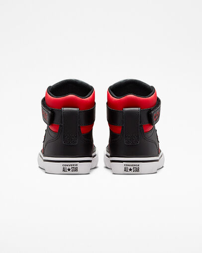 Pro Blaze Strap Varsity Color Noir/Rouge/Blanc, Heel View