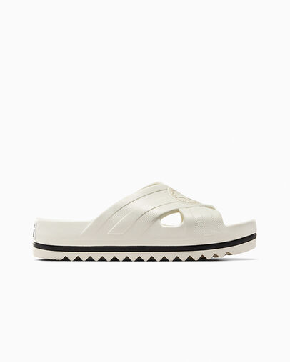 Chuck Taylor All Star Sandal CX Egret/Black/Egret, Outer Side View