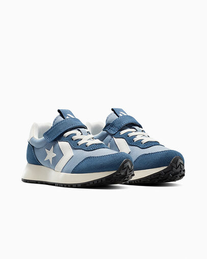 Converse Omega Trainer Easy-On Yeti Breath Blue/Slacker Blue, Top and Side View