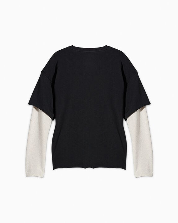 Converse x Daily Paper Thermal T-Shirt Noir Converse/&Eacute;cru chin&eacute;