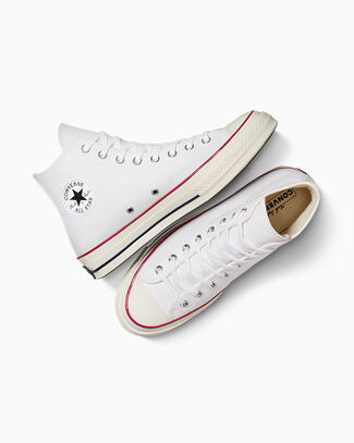 Converse Chuck 70 Vintage Canvas High-Top Shoe In White, Size 10 - A09556C