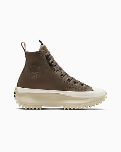 Run Star Hike Platform Weatherized Leather Trufa/Negro/Garza, Outer Side View