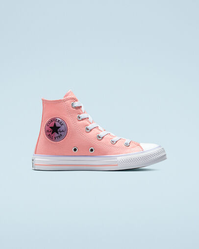 Chuck Taylor All Star Gel Patch Bleached Coral/Pink, Outer Side View