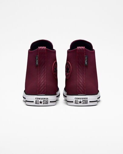 Chuck Taylor All Star TecTuff Dark Beetroot/Wei&szlig;/Schwarz, Heel View