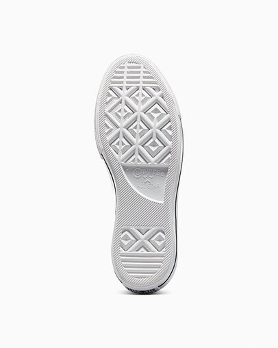 Chuck Taylor All Star Platform Clean Leather Weiß/Schwarz/Weiß, Outsole View