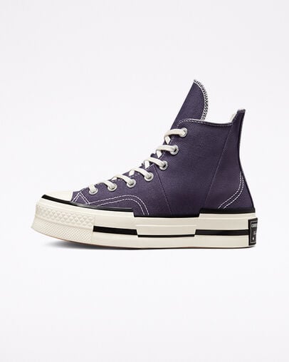 Chuck 70 Plus Dark Raisin/Egret/Zwart, Inner Side View