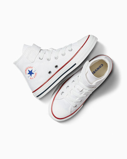 Chuck Taylor All Star Easy-On White/White/Natural, Angled View
