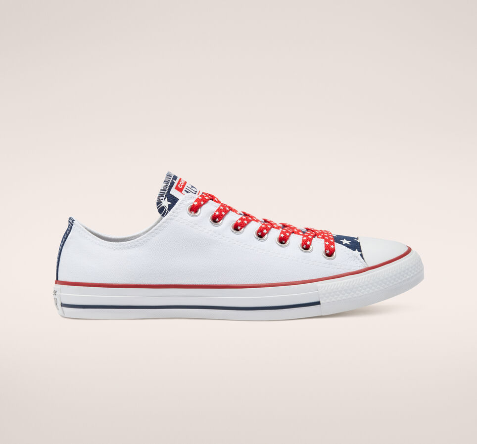 Stars & Stripes Chuck Taylor All Star Blanc/Rouge universit&eacute;