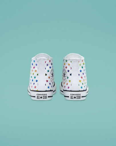 Chuck Taylor All Star Archive Foil White/Black/White, Heel View