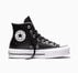 Chuck Taylor All Star Platform Leather Schwarz/Schwarz/Wei&szlig;