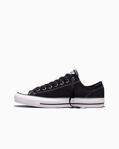 CONS Chuck Taylor All Star Pro Suede Black/Black/White, Inner Side View