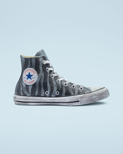 Chuck Taylor All Star Leather Perfect Is Not Perfect Black Zebra, Outer Side View