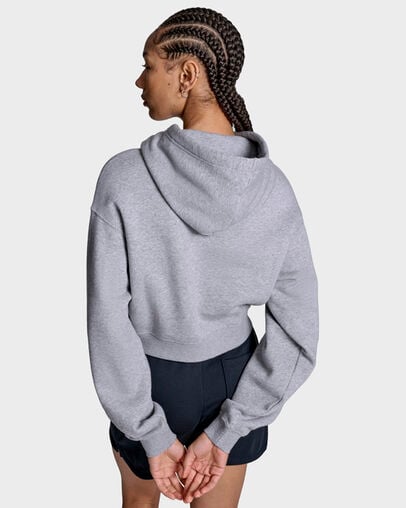 Chuck Taylor All Star Cropped Hoodie Vintage Grey Heather